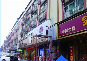 合成北路及康健路兩側(cè)樓房立面裝飾工程